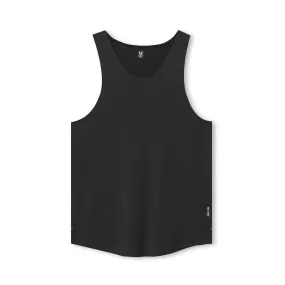 0808. Supima® Vented Tank - Dusk Black