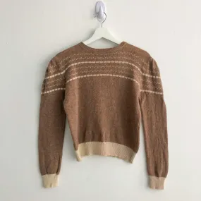 Bambi Puffed Shoulder Knit