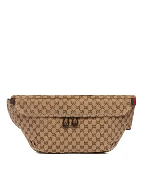 Beige GG Large Belt Bag