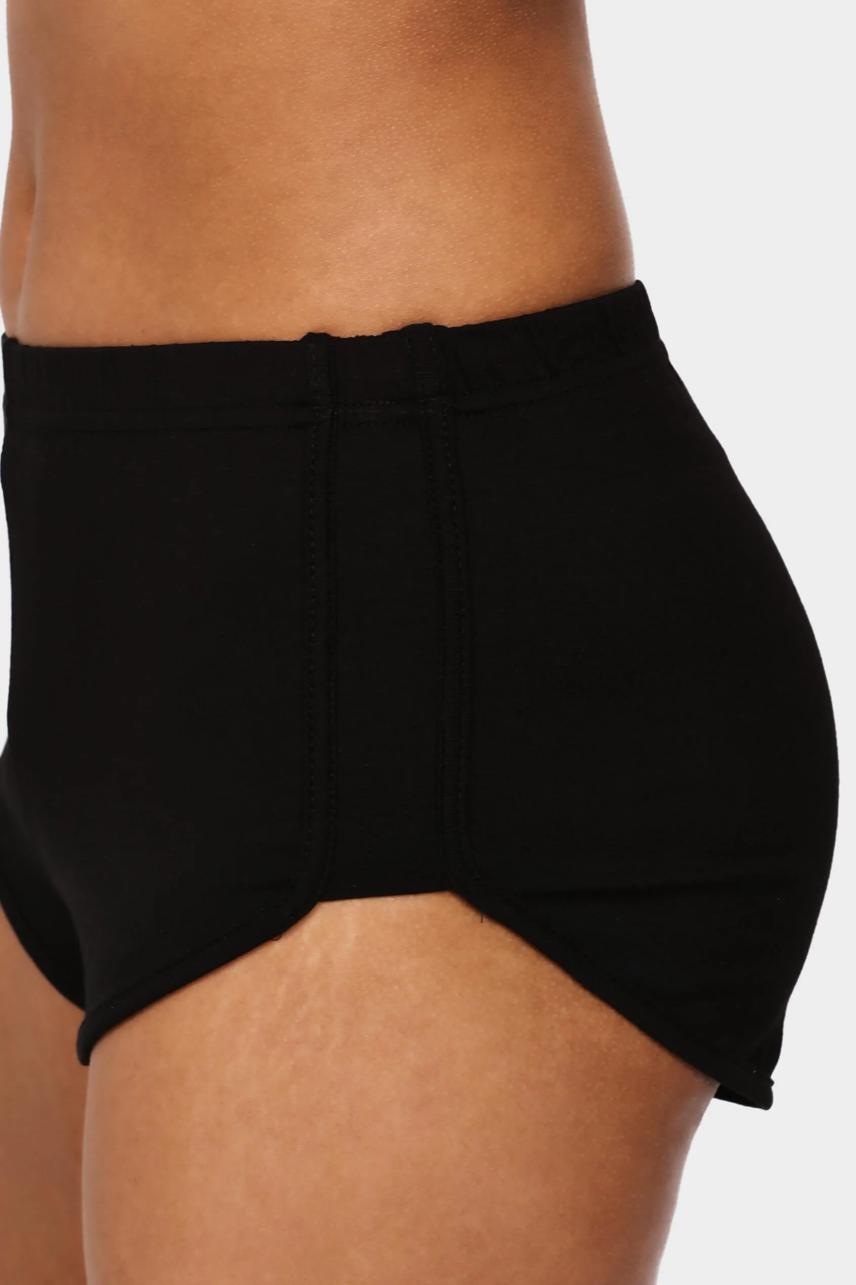 Black Track Shorts