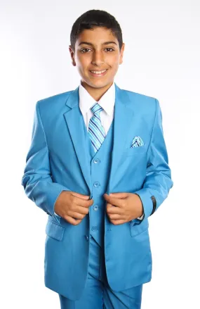 Boys French Blue 5-PC Suit Set