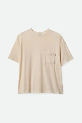 Carefree Oversized Boyfriend Pocket Tee