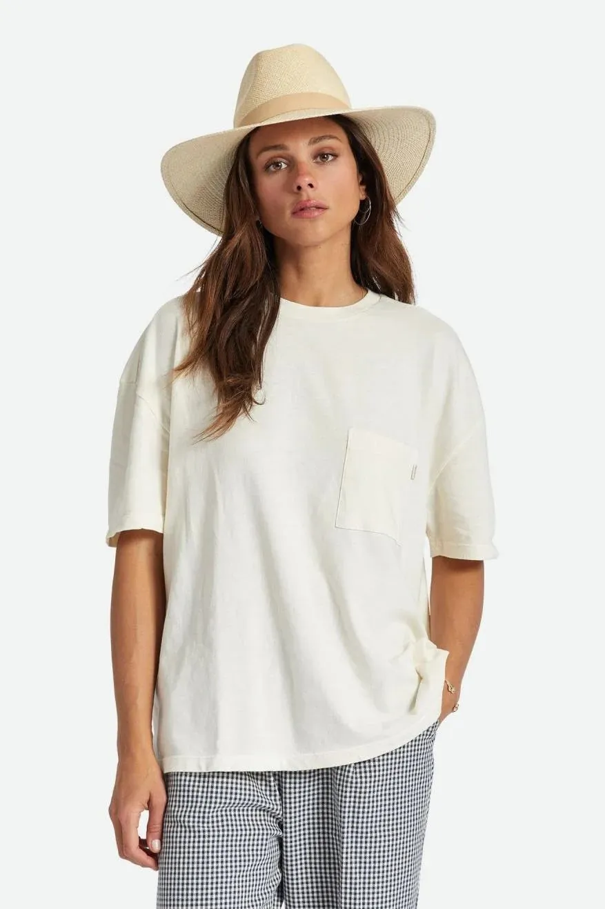 Carefree Oversized Boyfriend Pocket Tee