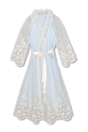 CLAIRE - CHILDREN'S SKY BLUE DRESSING GOWN