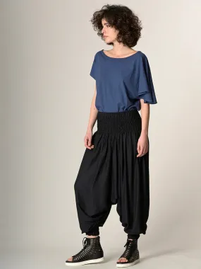 Harem Pants Original -  Plain Colour Low Crotch - Superior Rayon Fabric