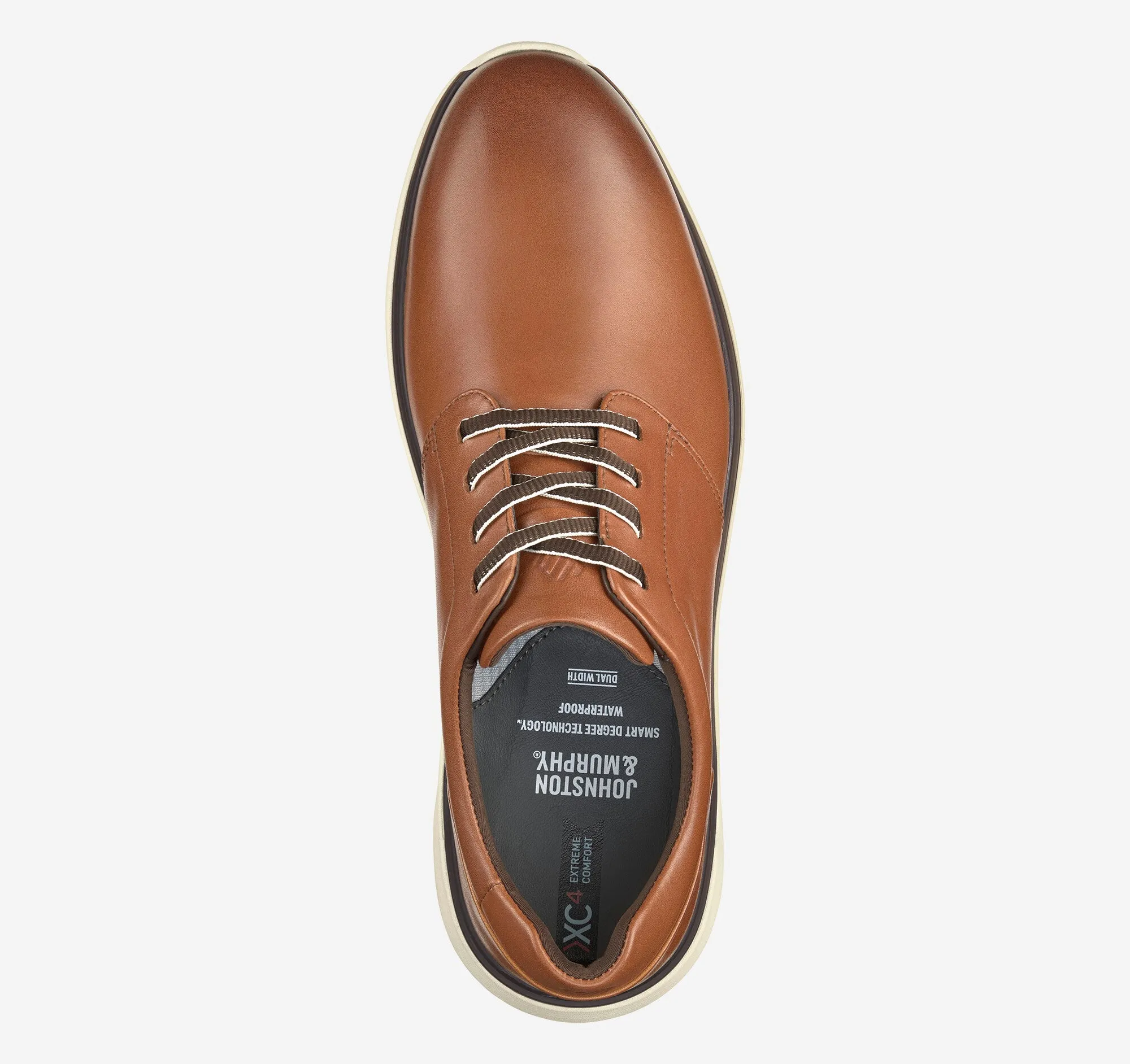 Johnston & Murphy XC4 Prentiss 2.0 Plain Toe Tan WP Men's