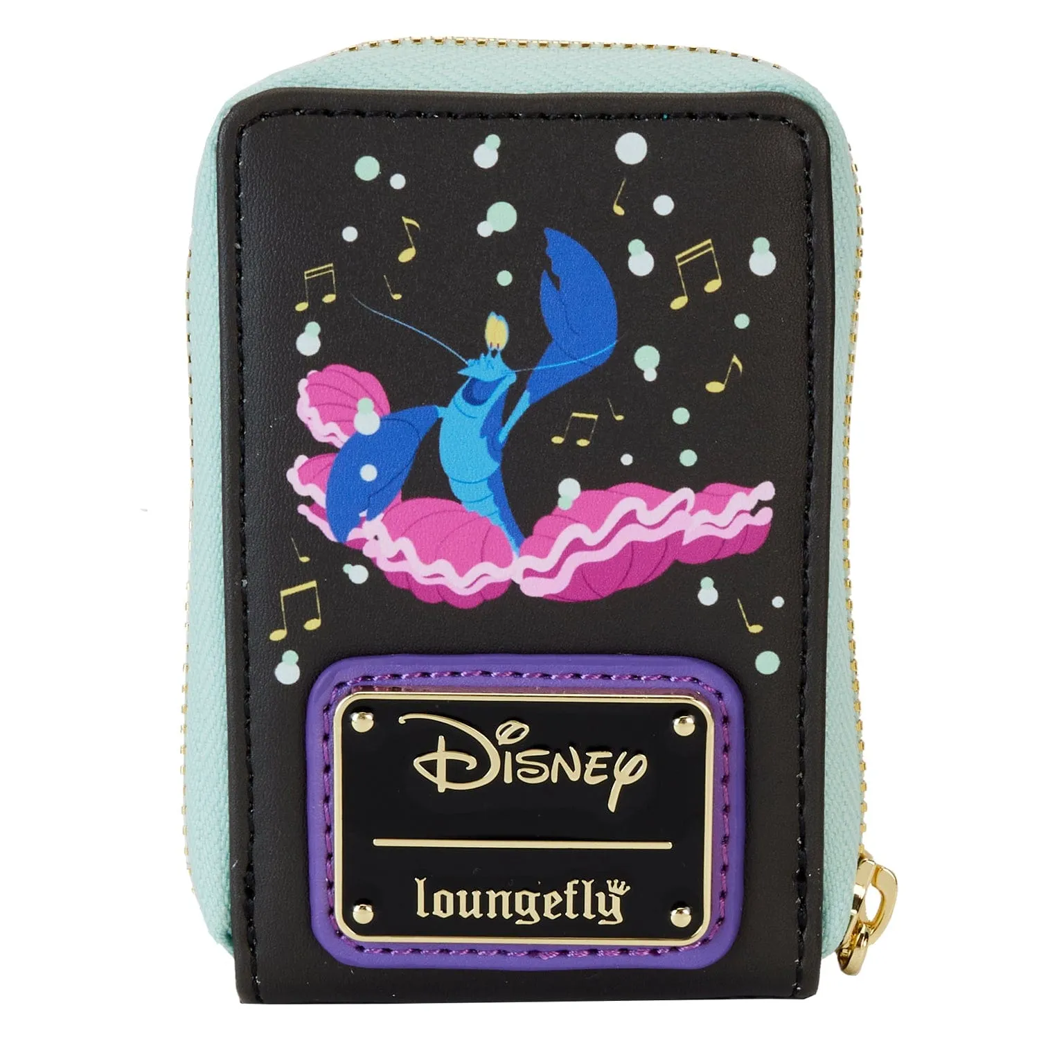 Loungefly Disney The Little Mermaid 35th Anniversary Life Is The Bubbles Accordion Wallet