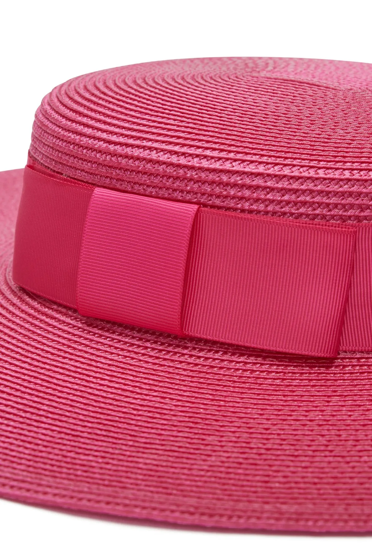 MORGAN & TAYLOR Macy Boater Hat (Pink)