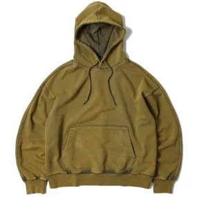 OG VINTAGE DYEING PULLOVER HOODY - OLIVE