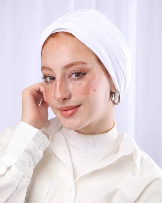 Pleated Cotton Turban