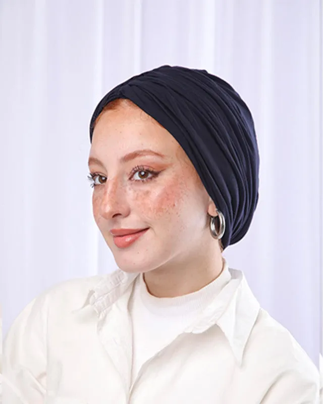 Pleated Cotton Turban