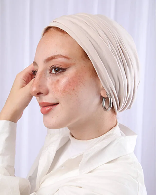 Pleated Cotton Turban