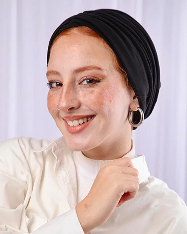 Pleated Cotton Turban