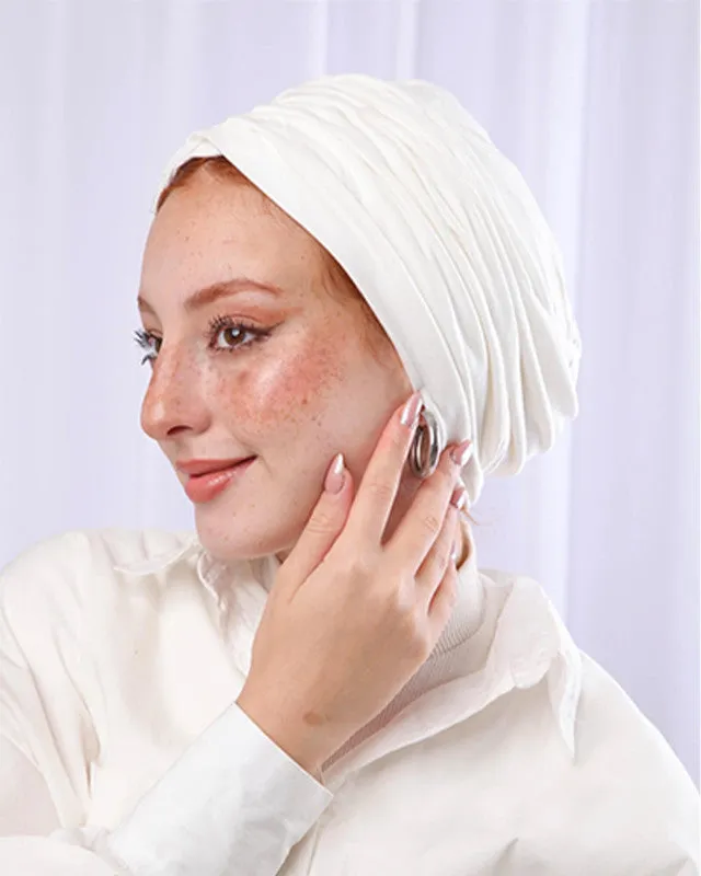 Pleated Cotton Turban