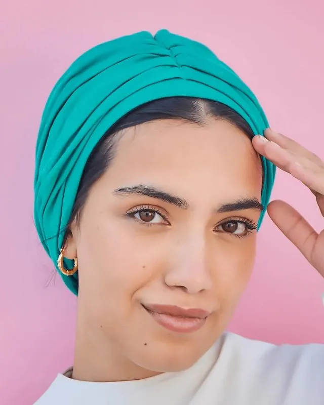 Pleated Cotton Turban