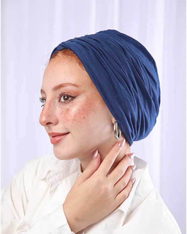 Pleated Cotton Turban