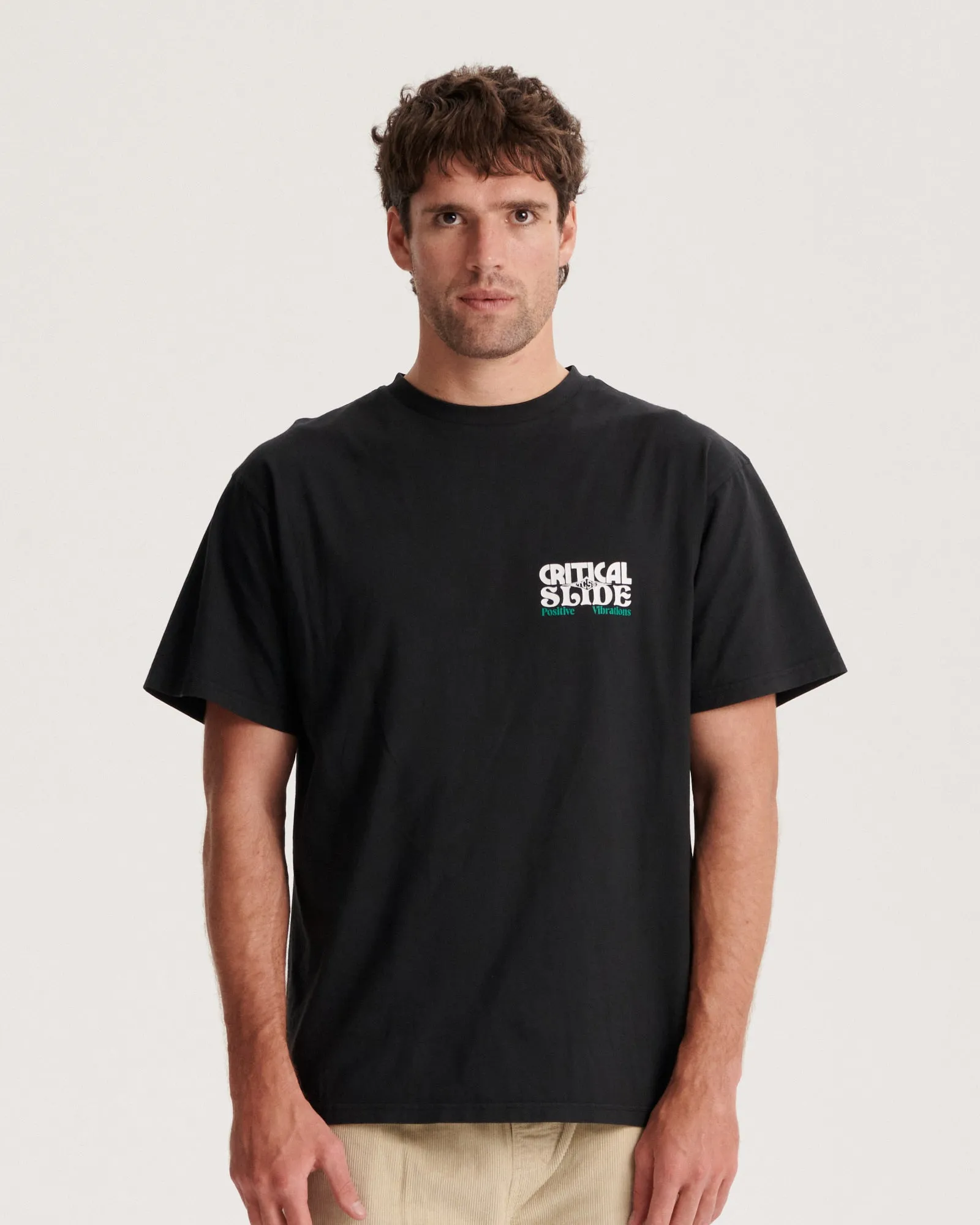 Vibrations Tee  - Vintage Black