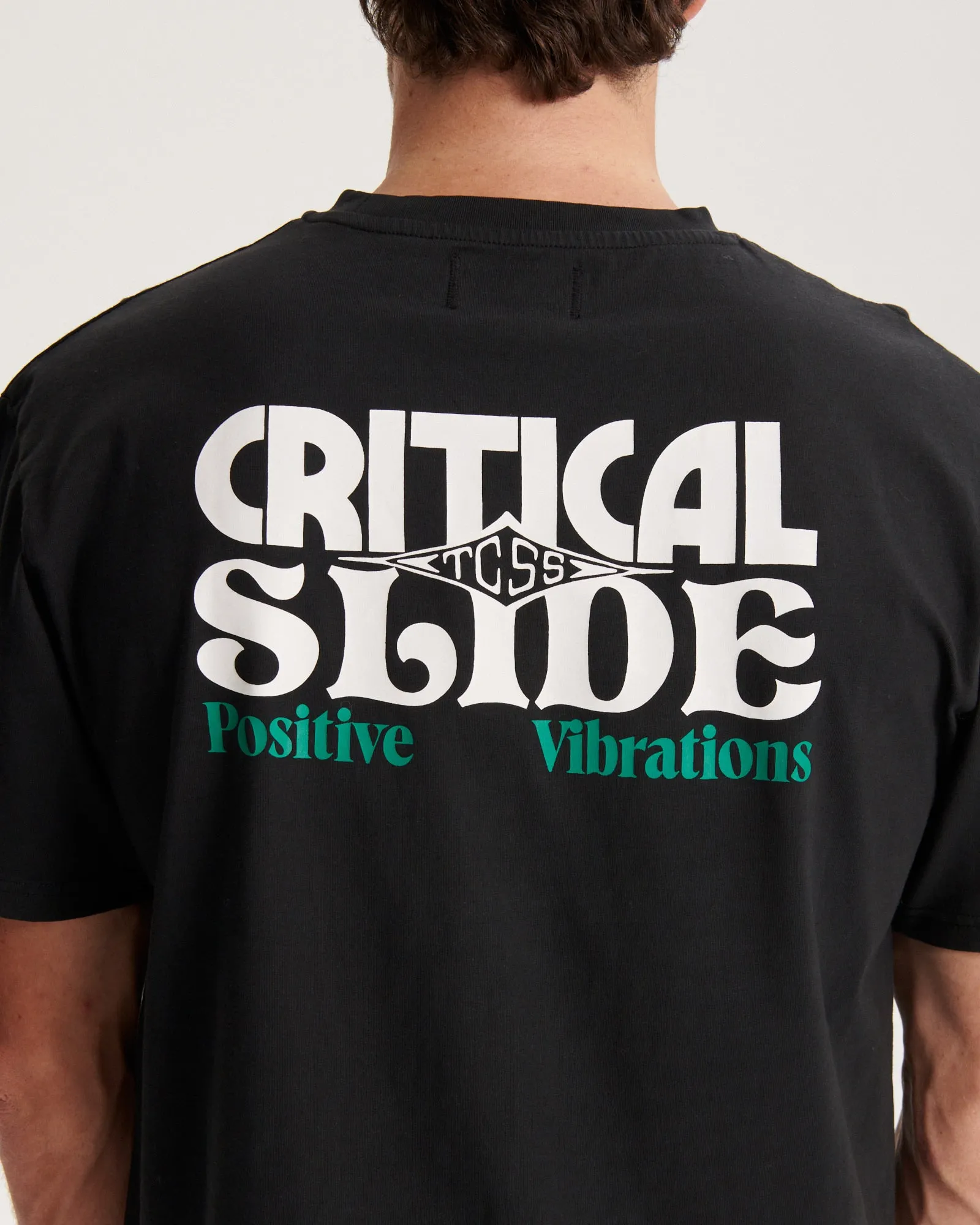 Vibrations Tee  - Vintage Black